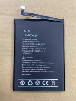 100% Оригинална Батерия UMI За Umidigi BISON X10S X10G Bison 2 Bison2 Батерия за Мобилен Телефон 6150mAh Високо Качество Bateria 