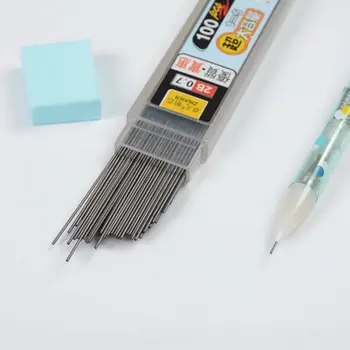 100шт 0,5 mm, Пълнеж за моливи 2B Полето жило, Канцеларски материали, Ученически пособия, Принадлежности за моливи, Автоматична Сверхбольшая капацитет