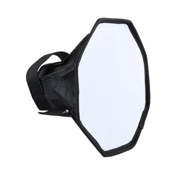 20 см Осмоъгълни Сгъваем Лещи на Светлината на Светкавицата Octagon Speedlight Diffuser Softbox Софтбокс За Canon, Nikon Аксесоари