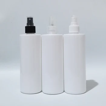 20pcs празни бели флакона за козметичен спрей за обем 350 мл за опаковане на козметични, бял пластмасов PET контейнер с помпа за пръскане мъгла