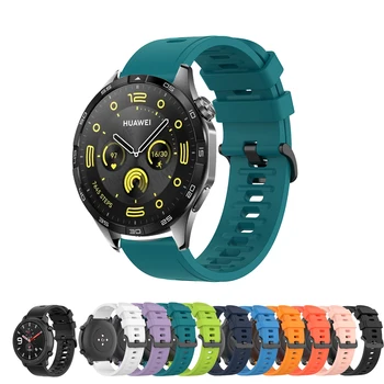 22 мм Взаимозаменяеми Силиконов Ремък За Huawei Watch 4 GT3 SE GT 2 4 GT2 GT 3 Pro 46 мм Гривна Smartwatch Band Каишки За Ръчни Часовници Гривна