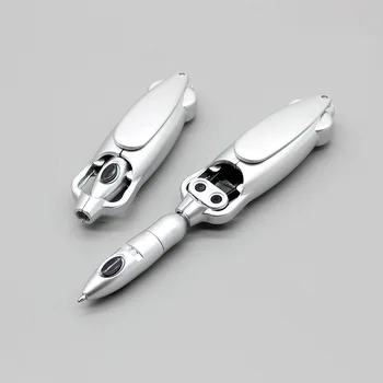 30ШТ Нова и уникална писалка за полагане на жаби Модерен подарък Химикалка химикалка, с функция за свиване на педала Diamond Жаба в наличност