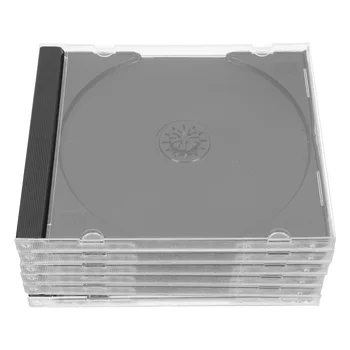 6 Бр. Калъф за cd-та, мебели за съхранение на cd-та, шкаф за съхранение на cd-та, на срока за DVD-та с един прозрачен организатора