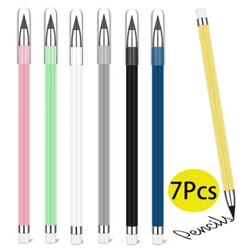 7шт Безкраен молив, пастел, без мастило, вечен молив, Моливи, БЕЗ заточване за деца, които пишат, рисующих, студенти