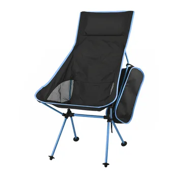 JETSHARK продажба на едро на риболовния стол, направен от алуминиева сплав с възможност за сгъване на облегалката на къмпинг голям разтегателен открит сгъваем стол moon chair