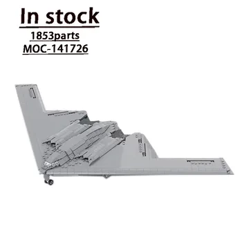 MOC-141726B-2 Супер Самолет 1:72 Въздушен Боец на Монтажния Блок Модел • 1853 Строителни Блок Детайли Детски Подарък За Рожден Ден, Поръчка