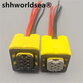shhworldsea 6-Пинов конектор 1-1418469-1 Контролер на Сензора за кислород автоматично тел водоустойчив конектор 1-1703820-1