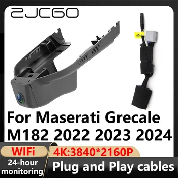 ZJCGO 4K Wifi 3840*2160 Видеорекордер Dash Cam Камера видео Рекордер за Maserati Grecale M182 2022 2023 2024