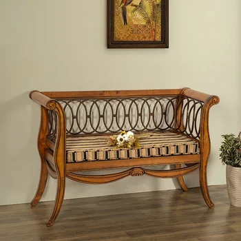 Американското двойно стол от масивно дърво, реколта мебели за всекидневната
