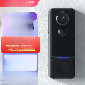 Видео домофон Начало Безжичен Смарт мобилен телефон Камера за дистанционно наблюдение на Котешко око Пейджър входната врата