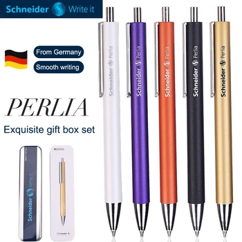 Германия Schneider Гел писалка Perlia Push Action Signature Pen В луксозни опаковки за Еднократна употреба Черна 0,5 мм е Гладка Канцеларски материали
