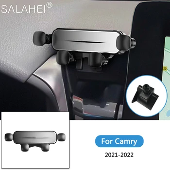 Гравитационный Кола за Мобилен Телефон За Toyota Camry 2018 2019 2020 2021 2022 Автомобилна Поставка За Вентилационни Отвори за Монтиране на GPS Референтната Група Аксесоар