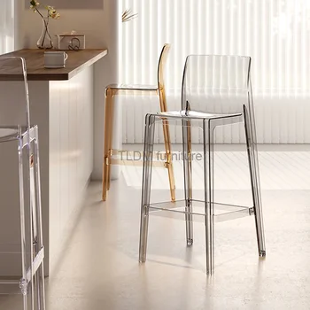 Дизайнерски бар столове с фокус, въртящ се гримерный трона за прием на гости, бар столове за фризьорски ресторант Island Silla Nordic Furniture LJX35XP