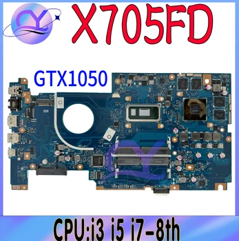 Дънна платка X705FD За Asus Vivobook Pro 17 X705 N705 X705F дънна Платка на лаптоп С i3-8145U, i5-8265U, i7-8565U GTX1050-2G/4G DDR4