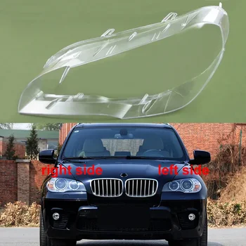 За BMW X5 E70 2007 2008 2009 2010 2011 2012 2013 Капак фарове прозрачна обвивка фарове от плексиглас и авточасти