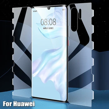 За Huawei P30 P40 P50 P60 Pro Защитно Гидрогелевая фолио С Пълна защита За Huawei Nova 9 SE 10 11 Mate 20Х 30 40 50 Pro