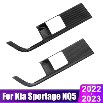За Kia Sportage NQ5 2022 2023 Sportage Hybrid X GT Line ABS Бутон за Регулиране Фарове От Въглеродни Влакна, Накладки, Аксесоари