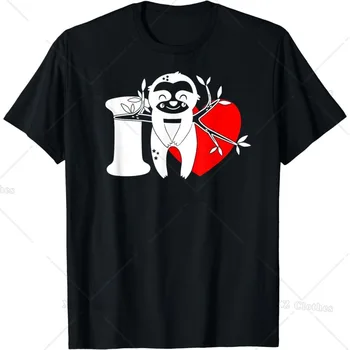 Забавна тениска I Heart Sloths за любителите на ленивцев, жени, мъже, момчета, момичета