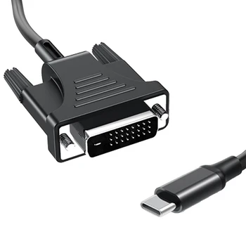 Кабел-USB адаптер C-DVI USB 3.1 Type C-конектор DVI 4K, който е съвместим с адаптер Air 3.1-DVI (2 метра)