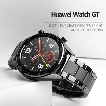 Керамичен каишка за Huawei watch GT 2 каишка Samsung Gear S3 Frontier band S3 GT2 46 22 мм и 22 мм гривна Galaxy watch 46 мм каишка