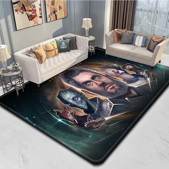 Килим Stellaris Игра Warfare, Кухненски килим, килимче за баня, декорация на пода в спалнята, килим за хол, противоскользящий подложка за баня