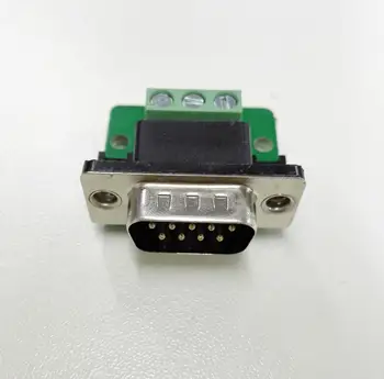 Конектор DB9 води до 2-3-5-контакт штекерной главичката с адаптер RS232 Silk Screen Mark Db9 Клеммная актуално