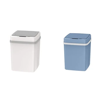 Кофа за боклук с интелигентен сензор, кофа за Боклук, за кухня, баня, тоалетна, най-доброто Автоматично Индукционное Водонепроницаемое кофа с капак, 12 л