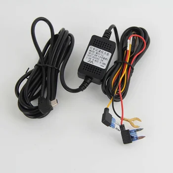 Линия gain USB 2.0 OBD 24-часово наблюдение на паркинг Непрекъснато захранване за камери автомобил на видеорегистратора Дължина на кабела 3 м