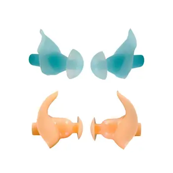 Меки силиконови тапи за уши за плуване Водоустойчив Леки Защитни тапи за уши за защита на ушите за туризма, Работа на обучение Концерти