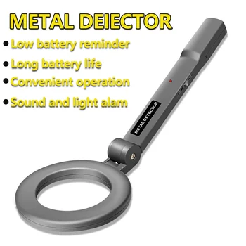 Метал детектор е Преносимо електронно устройство за откриване на метал, инструменти за сигурност на летището, инструмент за откриване на метал със сгъваема глава на 180 градуса