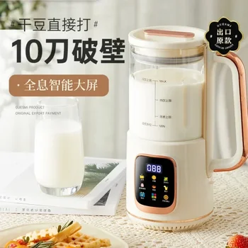 Многофункционален кухненски блендер, кухненски робот с функция за ръчно приготвяне на соев за домашно отопление, машина за производство на соево мляко, разрушающая стени