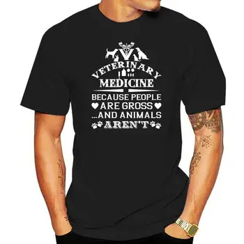 Мъжка тениска, риза за ветеринарната медицина, тениски, дамски тениски