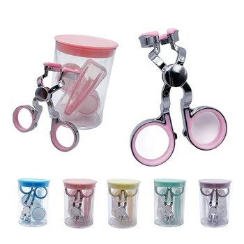 Набор от инструменти за носене на контактни лещи, пинцети, търтей, Кутия за съхранение на лещи, Вградена стяга и кофа за съхранение