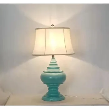 настолна лампа led light hotel начало декор от смола лукс