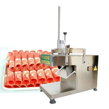 Настолна машина за рязане на замразено месо, Автоматична машина за нарязване на крем от говеждо и агнешко месо, Електрическа Мелачка, Кухненски робот