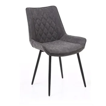 Нов стол в скандинавски стил, кадифени столове за трапезария, модерна кожа