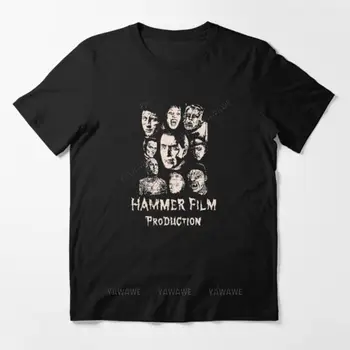 Новост, брендовый топ с къс ръкав Hammer Films – Scary Movies Essential, тениски с принтом, мъжка тениска в разговорния стил