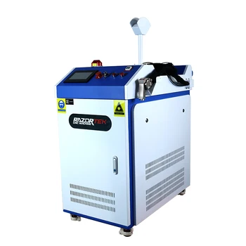 Оптични лазерни ръчно чистящая корона Razortek, Лазерна чистящая машина за премахване на блажна ръжда мощност 1000 W, 1500 W, 2000 W