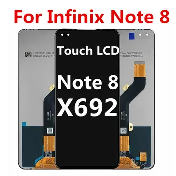 Оригинални LCD дисплей за Infinix Note 8 в събирането на цифров преобразувател на сензорен екран за Infinix X692 Резервни части