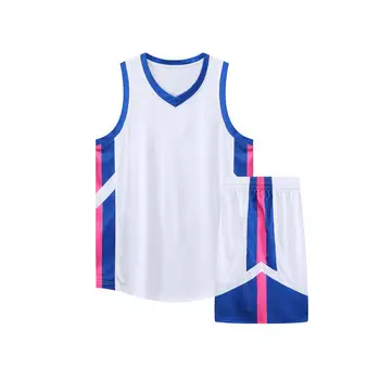 Потребителски висококачествена баскетболна майк Унисекс, евтин модни дрехи за тренировки, баскетболни комплекти от мек материал