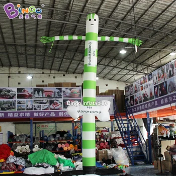 РЕКЛАМНА ИГРАЧКА 6-метрова Надуваема Зелена Бялата стрела Air Jordan Персонализирани украса за външна реклама