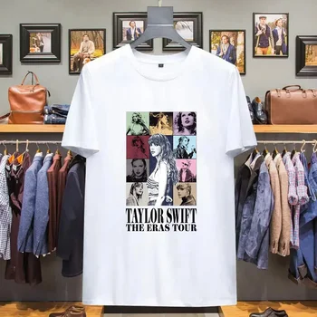 Тенденция Женска Тениска Taylor Swift, Реколта Женска Тениска С Къс Ръкав, Лятна Мъжка Тениска с Принтом за Феновете, Подарък Облекло 2023