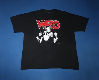 Тениска Vtg Y2K 2003 WIZO, мъжки t-shirt пънк-рок-група Spatzle Und Gewalt, XL