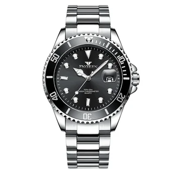 Увеличи календар Модерен Мъжки часовници Най-добрата марка на Луксозни Кварцов Мъжки Класически Водоустойчив Светещи Бизнес ръчен часовник