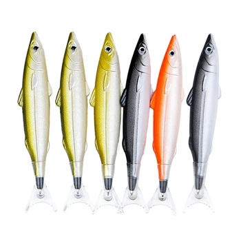 Химикалки във формата на рибки Риболовна дръжка Подаръци творчески канцеларски материали Офис консумативи