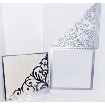 Цветни сватбени картички Метални режещи удари САМ Албум за изрезки от хартия за албума Занаятчийски печати за подпечатване на Ръчно изработени