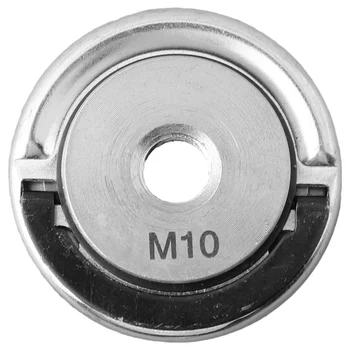 Ъглошлайф M10 / M14 с самоблокирующейся определяне на плоча, Поцинкована Опесъчаване машина, Быстроразъемная Прижимная плоча, Фланцевая гайка, Инструменти с механичен патрон